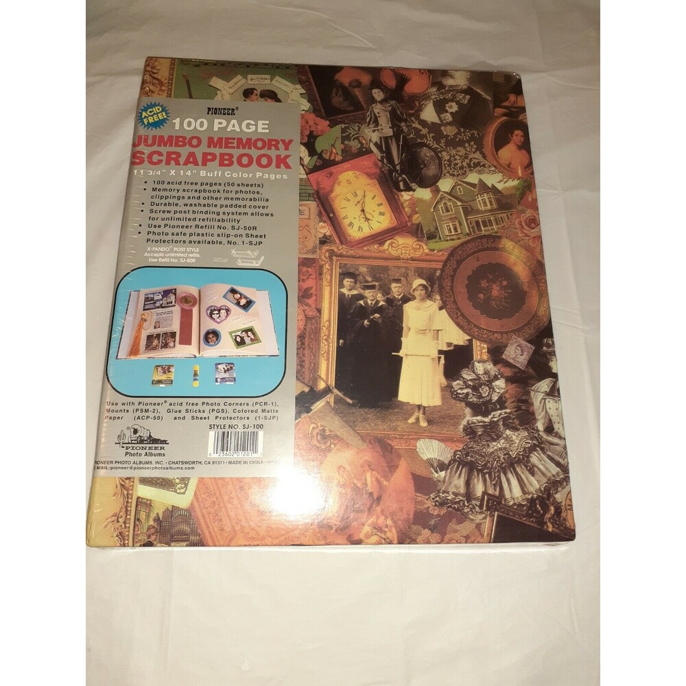 Pioneer Jumbo MemoryScrapbook Album 100 Pages #SJ100 SEALED
